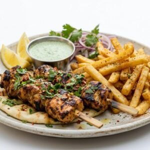4 Pieces Grill Boti With Fries
