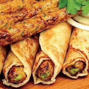 Seekh Kabab Paratha Roll